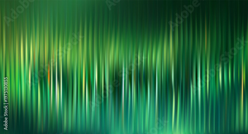 Emerald glass ripple texture. Deep green gradient background.