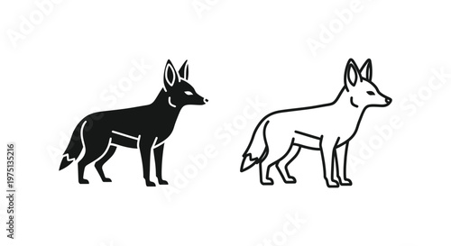Canine Comparison: Wild Dog Breeds Guide Vector