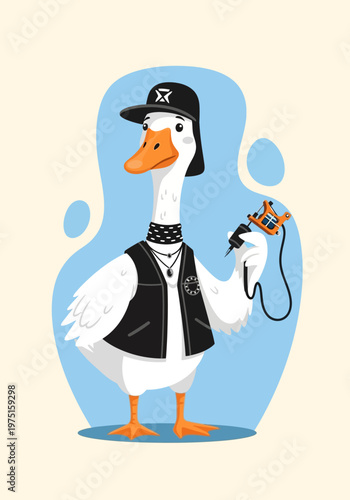 Goose in Hip Hop Outfit.