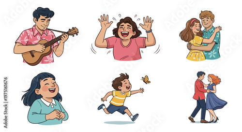 People Having Fun Together Outdoors.