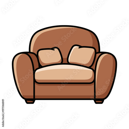 Brown Leather Armchair Furniture.