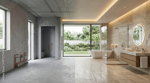 Luxury Bathroom Transformation from Raw Space to Modern Interior