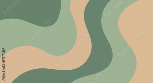 Abstract organic shapes in muted earthy tones creating a calming and modern background