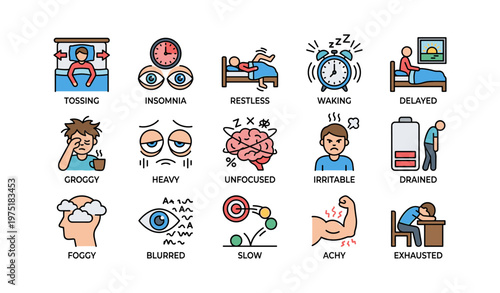 Sleep deprivation effects: mental and physical impact illustrated