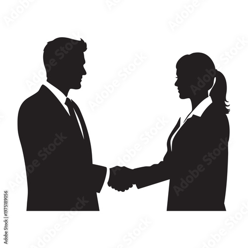 business people shaking hands
