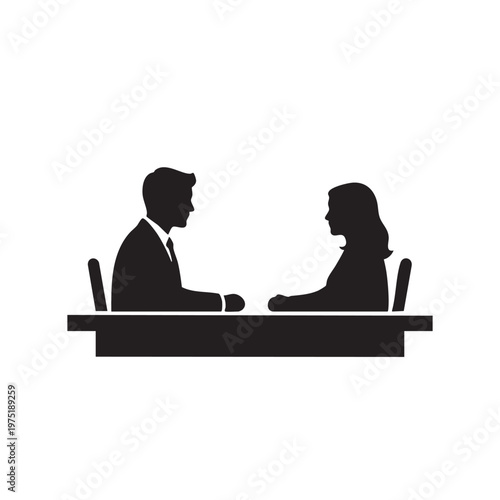 business man and woman