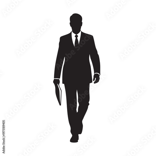business man silhouette