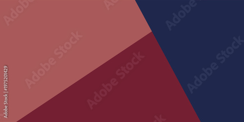 Texture of craft navy blue, wine and rose shade color paper background, macro. Structure of vintage abstract cardboard with geometric shape and gradient. Felt backdrop closeup.