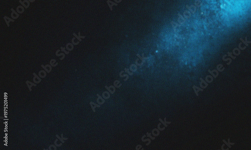 Abstract blue light rays in dark space with glowing gradient texture and soft illumination creating futuristic background, concept of technology, mystery and cosmic atmosphere