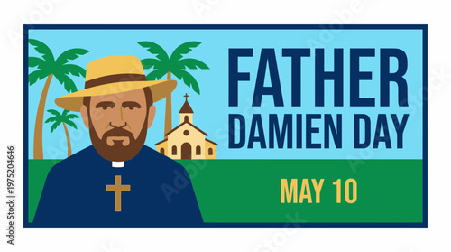 Father Damien Day Banner for Web