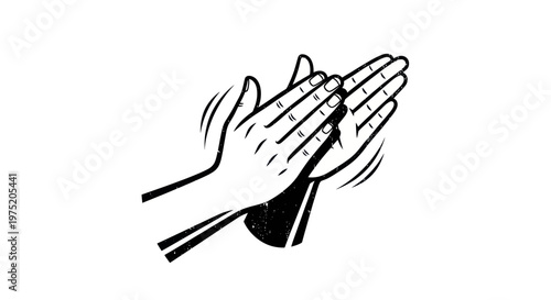 Clapping Hands Illustration