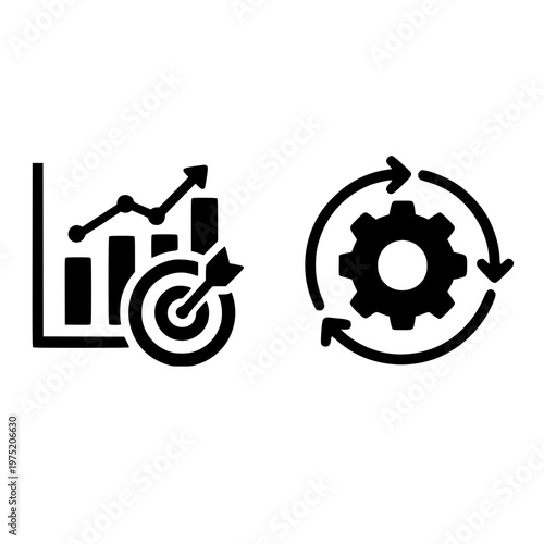 Mechanical lever and gear system with directional arrows for motion and engineering concepts