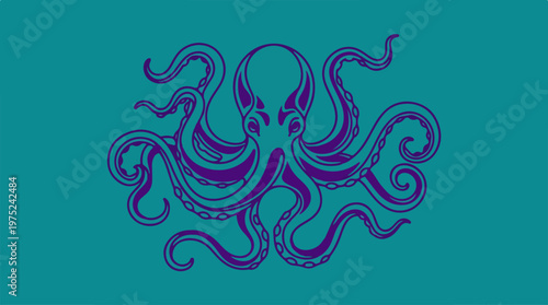 Octopus Tentacles Deep Sea Creature.