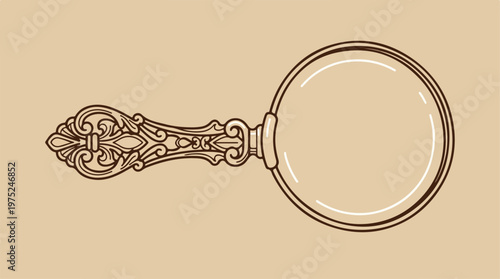 Vintage Magnifying Glass Handle.