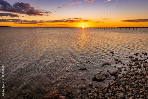 Tablou pe pânză Sunset in Punta Gorda