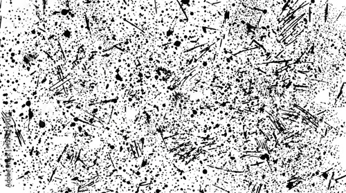 High Contrast Abstract Grunge Texture with Speckled Noise Pattern.