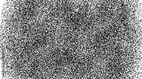 Monochrome Abstract Noise Texture with Fine Grains and Speckles.