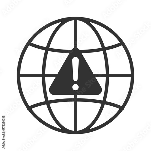 インターネット警告アイコン｜ウイルス・マルウェア・感染・セキュリティリスク