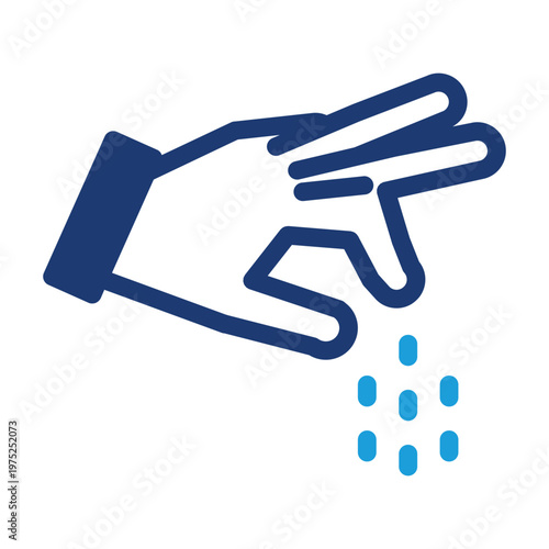 pinch spice colored icon vector design good for web or mobile app