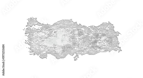 Abstract black ink splash on textured gray background for design