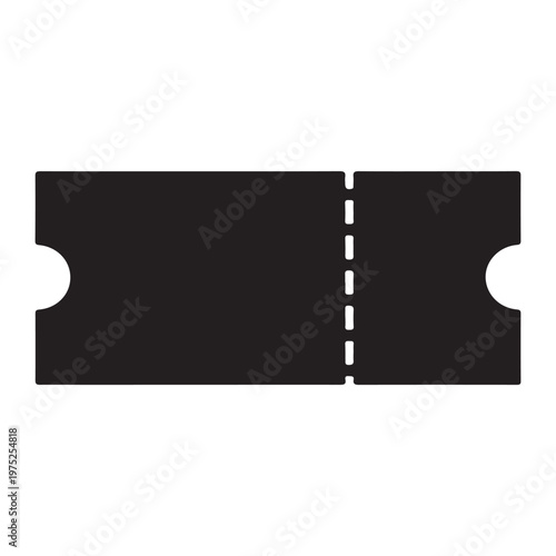 Ticket icon vector Event ticket simple icon