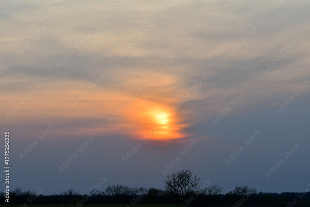 Fototapeta premium Cloudy Sunset