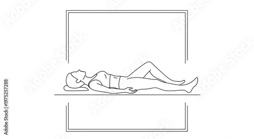 Woman Lying Down on Back, Relaxing, Peaceful Pose, Calmness, Meditation, Wellness, Health