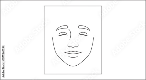 Sad Face Drawing, Emotional Expression, Melancholy Mood, Simple Line Art, Human Emotion