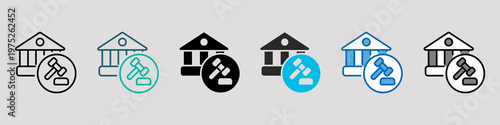 Jurisdiction Single Icon Pack Multistyle