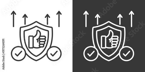 Reliability Icon Set Vector Collection Isolated In Black And White