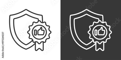 Reliability Icon Set Vector Collection Isolated In Black And White
