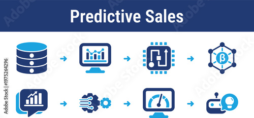 Business workflow for forecasting demand using historical data, analytics, prediction models, and automated actions. Useful for retail dashboards, inventory tools, planning systems, and SaaS products