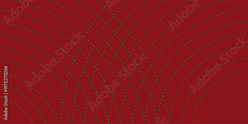 Collection of red concentric circles. Collection of radial sound wave or sonar rings. Pack of radar icon symbols, targets, dashed lines, halftones.vector illustration.modern.