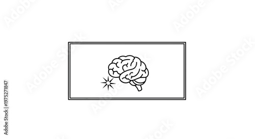 Brain with Spark: Idea, Innovation, and Creativity Concept