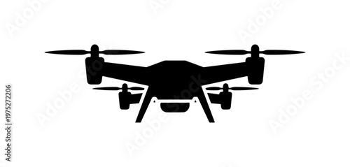Modern Quadcopter Drone Vector Illustration