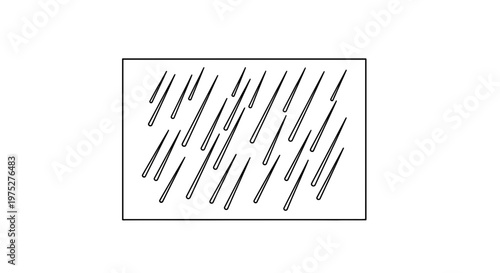 Abstract Raindrops Falling Pattern