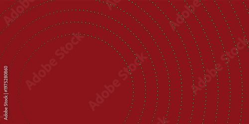 Collection of red concentric circles. Collection of radial sound wave or sonar rings. Pack of radar icon symbols, targets, dashed lines, halftones.vector illustration.modern.