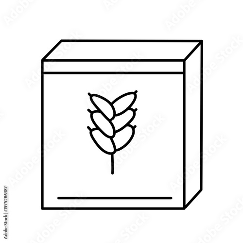 Cereal Icon Vector Style 