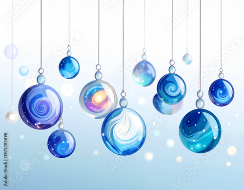 Dew Marble Galaxy Swirls