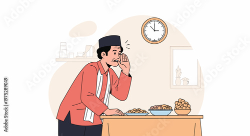 Tired office worker at desk taking a break.