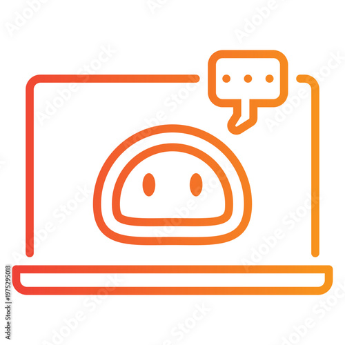 Virtual Assistant Gradient Icon