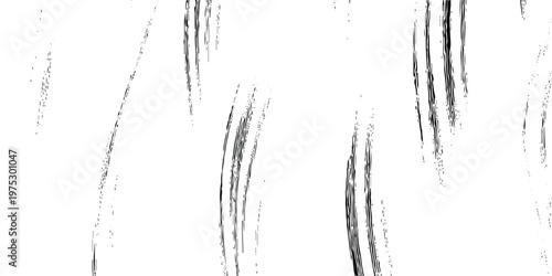 Abstract black ink streaks flowing across a white background, resembling dynamic brush strokes or wind patterns, minimalistic vector illustration.