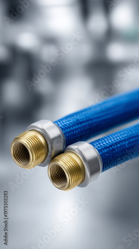 Blue Hose Connector: Two bl...