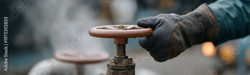 Precision Control: A gloved...