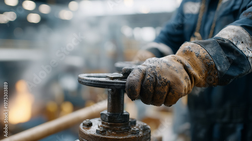 Industrial Operator at Work...