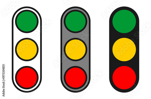traffic light red yellow green icon