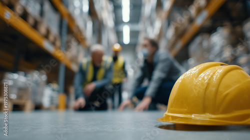 Warehouse Workers Inspectin...