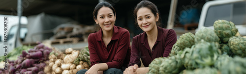 Twin Sisters at the Market:...