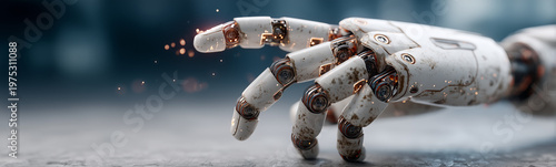 Cybernetic Hand:  A close-u...