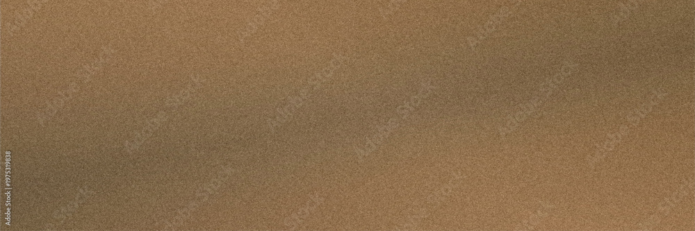 Fototapeta premium Warm brown gradient with fine grain runs horizontally, offering a cozy, natural banner background ideal for coffee brands, craft packaging, headers, and rustic designs.